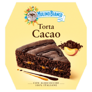 Mulino Bianco Torta Cacao Con Albicocche 100% Italiane 590g