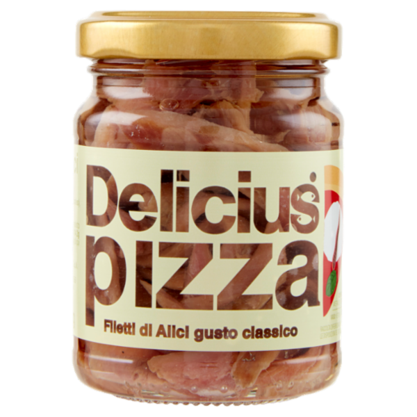 Delicius pizza Filetti di Alici gusto classico 145 g