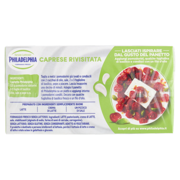 Philadelphia Senza Lattosio formaggio fresco spalmabile Senza Lattosio - 2x80g