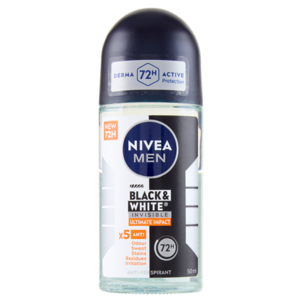 Nivea Men Black & White Invisible Ultimate Impact Anti-Perspirant 50 ml