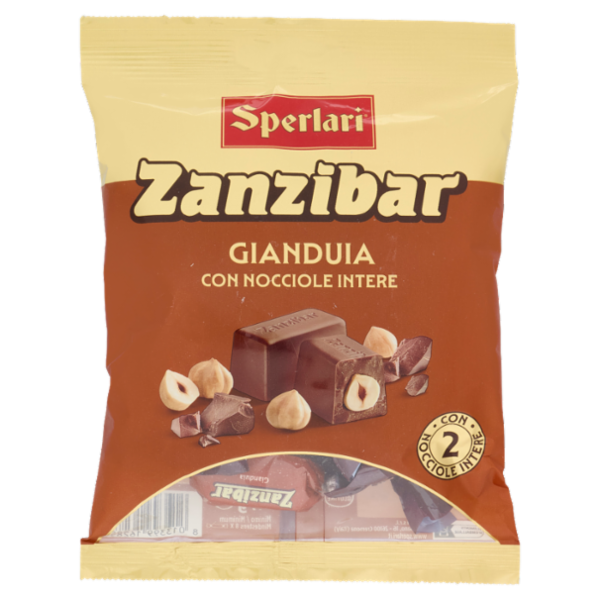 Sperlari Zanzibar Gianduia con Nocciole Intere 117 g
