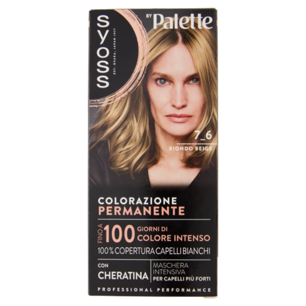 Syoss By Palette Colorazione Permanente 7_6 Biondo Beige
