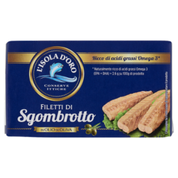 L'Isola D'Oro Filetti Di Sgombrotto In Olio Di Oliva 125 g