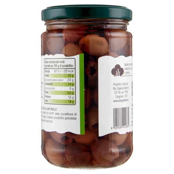 Bio Gustiamo Olive Peranzana Denocciolate 280 g