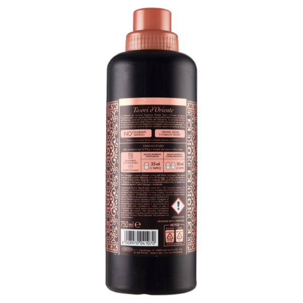 Tesori d'Oriente Hammam Ammorbidente Aromatico Argan Fiori di Arancio 750 ml