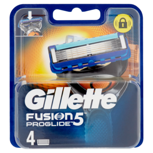 Gillette Lamette Di Ricambio Per Rasoio Da Uomo Fusion5 ProGlide, 4 Ricariche
