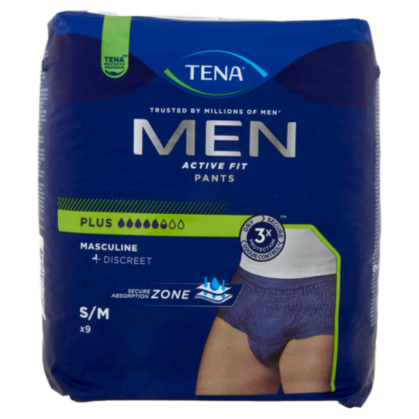 Tena Men Active Fit Pants Plus S/M 9 pz