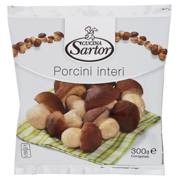 Cucina Sartor Funghi Porcini Interi 300g
