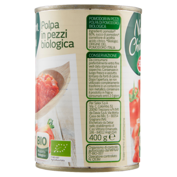 Selex Natura Chiama Polpa di Pomodoro Biologica 400 g