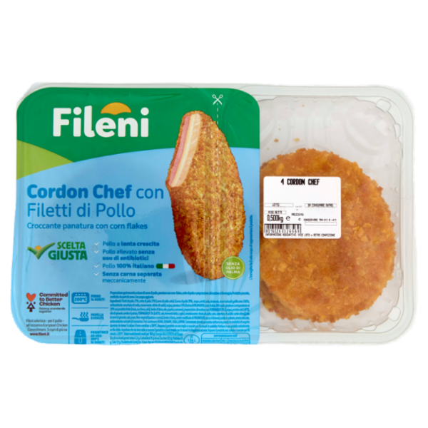 Fileni Cordon Chef con Filetti di Pollo 0,500 kg