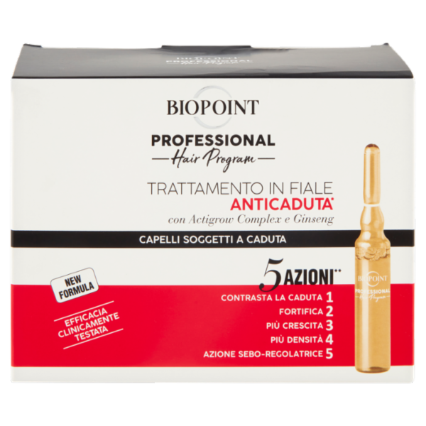 Biopoint Professional Hair Program Trattamento in Fiale Anticaduta* 10 x 7 ml