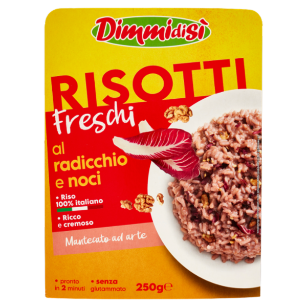 DimmidiSì Risotti Freschi al radicchio e noci 250 g