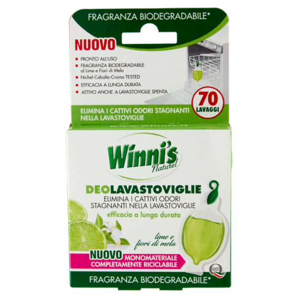 Winni's Naturel DeoLavastoviglie lime e fiori di mela 6,6 ml