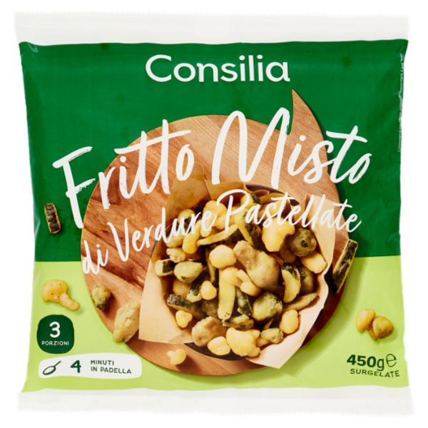 Consilia Verdure Miste Pastellate Surgelate 450 g