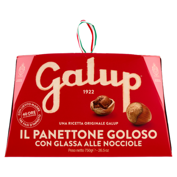Galup il Panettone Goloso con Glassa alle Nocciole 750 g