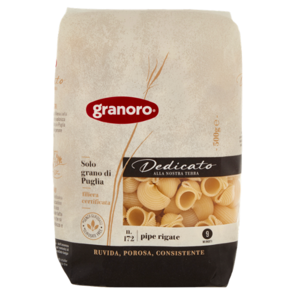 granoro Dedicato n. 172 pipe rigate 500 g