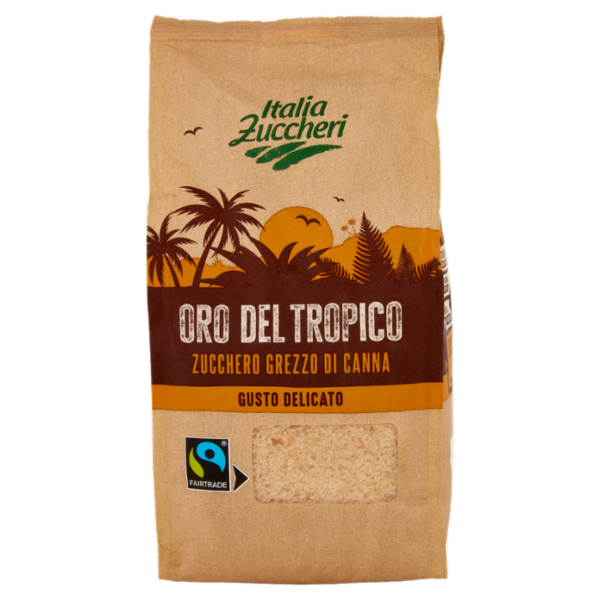 Italia Zuccheri Oro del Tropico Zucchero Grezzo di Canna 1 kg