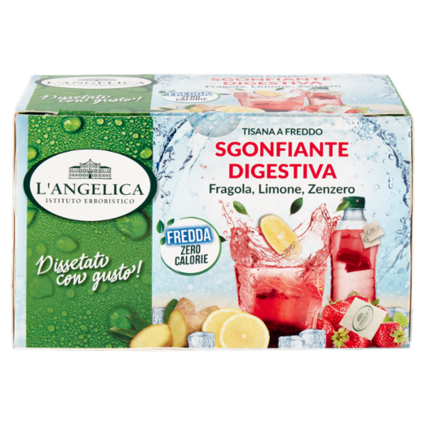 L'Angelica Tisana a Freddo Sgonfiante Digestiva 18 Filtri 39.6 g