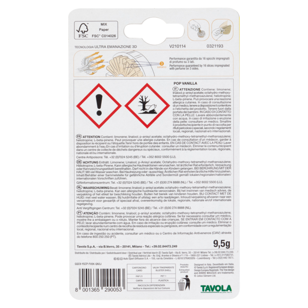 Arbre Magique Pop Power Of Perfume Vanilla 9,5 g