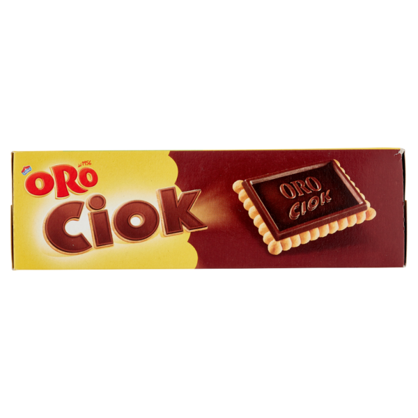 Oro Ciok biscotto con Tavoletta di Cioccolato fondente - 8 x 25 g