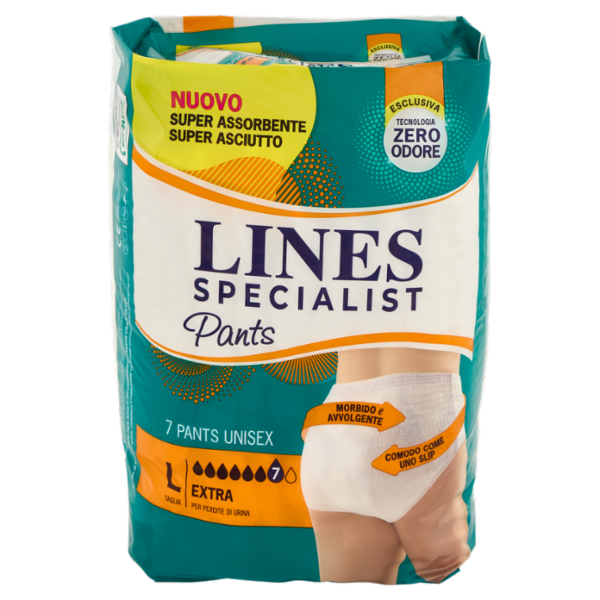 Lines Specialist Pants Unisex Extra Taglia L 7 pz