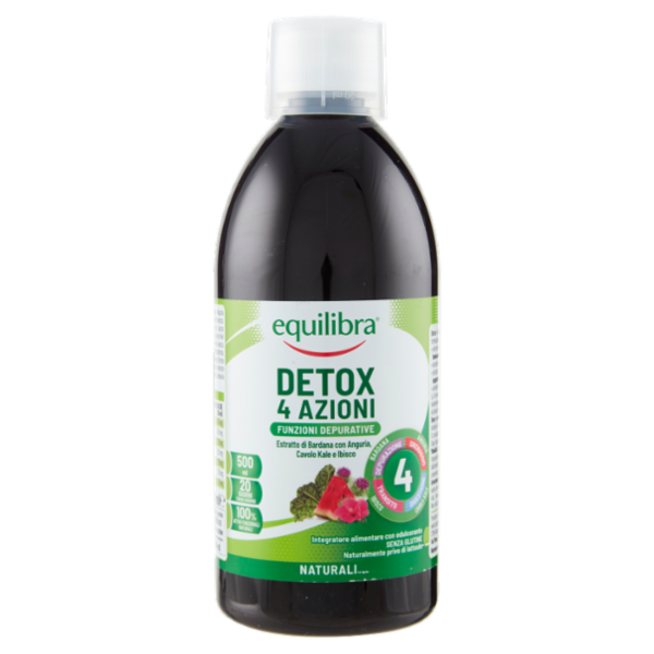 equilibra Detox 4 Azioni Funzioni Depurative 500 ml