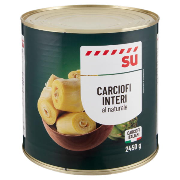 Sù Carciofi Interi al Naturale 2450 g