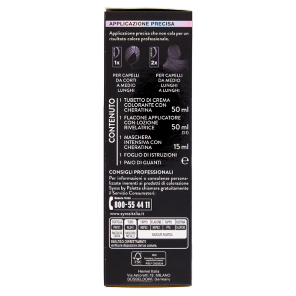 Syoss By Palette Colorazione Permanente 12_53 Biondo Platino Perlato