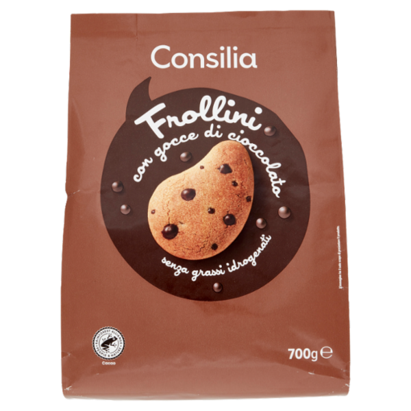 Consilia Frollini con Gocce di Cioccolato Fondente 700 g 