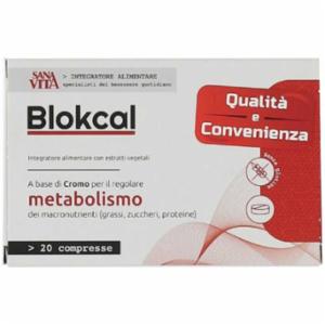 Blokcal Sanavita Integratore Metabolismo 20 Compresse