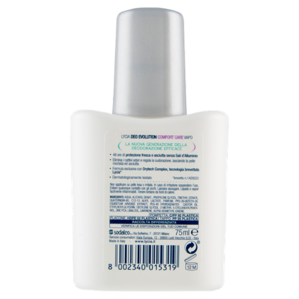 Lycia Deo Vapo Evolution Comfort Care 75 ml