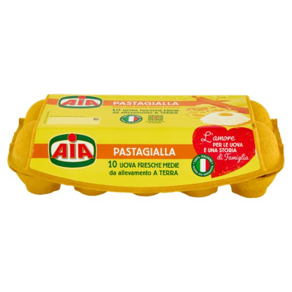 Aia Pastagialla 10 Uova Fresche Medie da allevamento a Terra