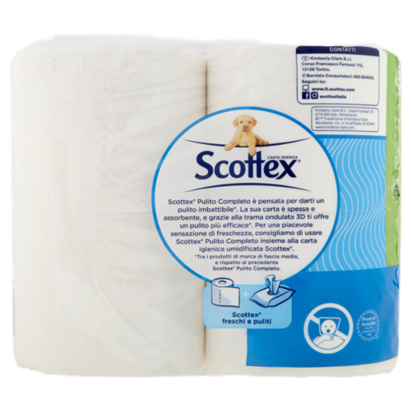 Scottex Pulito Completo rotoli Maxi 4 pz