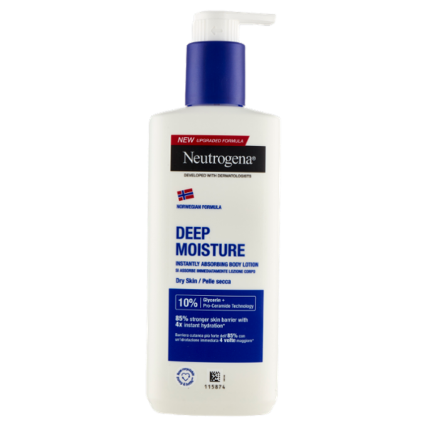 Neutrogena Deep Moisture Lozione Corpo Pelle secca 250 ml