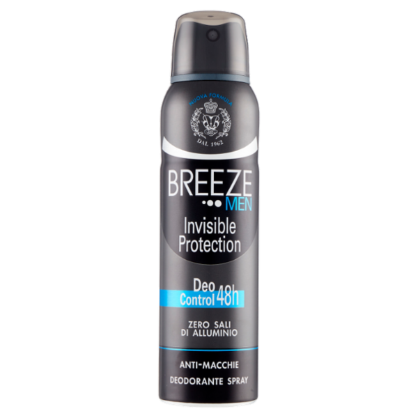 Breeze Men Invisible Protection Deodorante Spray 150 mL