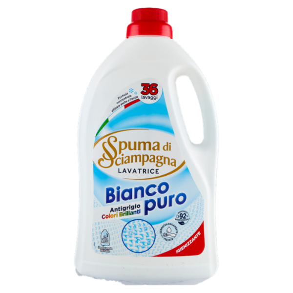 Spuma di Sciampagna Lavatrice Bianco puro 1620 ml
