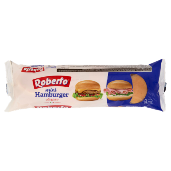 Roberto mini Hamburger classico 8 Panini 200 g