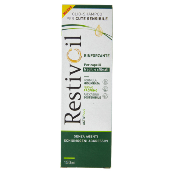 RestivOil Activplus Olio-Shampoo per Cute Sensibile Rinforzante 150 ml
