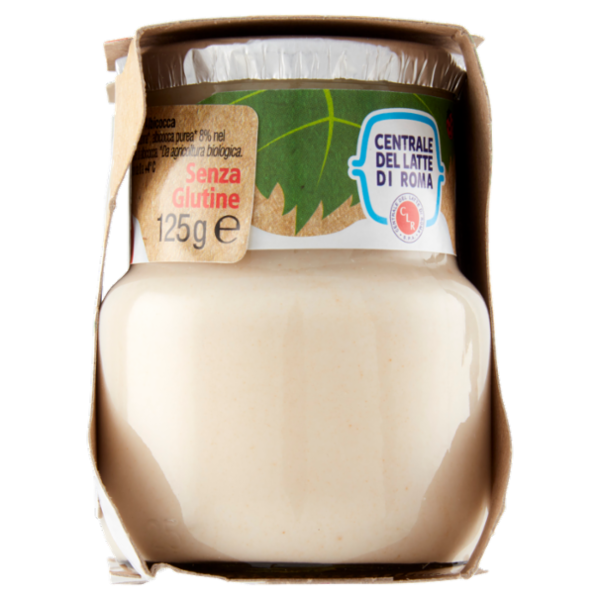 Centrale del Latte di Roma Albicocca yogurt intero da Agricoltura Biologica 2 x 125 g