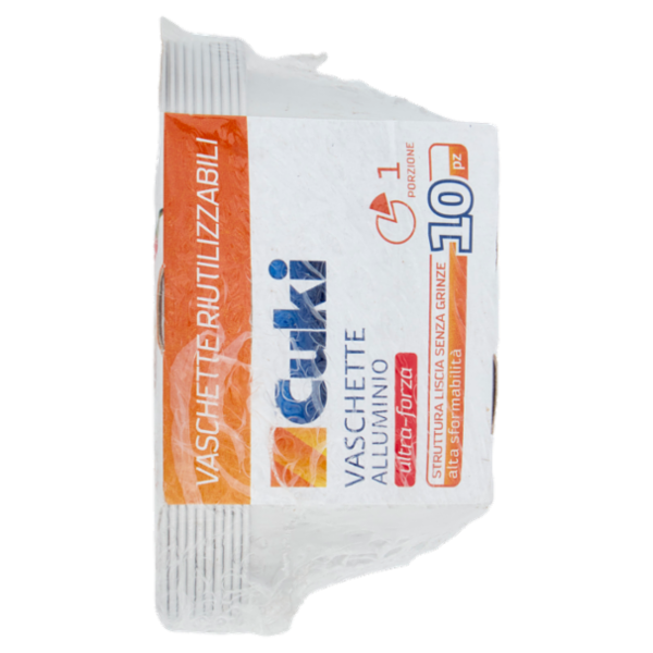 Cuki Cuoce Vaschette Alluminio ultra-forza 8cm 10 pz