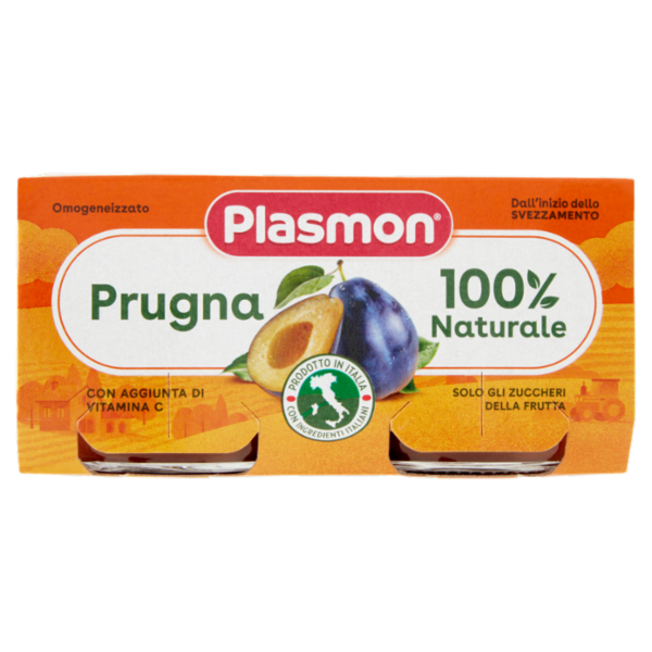 Plasmon Omogeneizzato Prugna 2 x 80 g