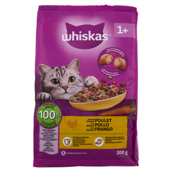 Whiskas Crocchette con delizioso Pollo 300g