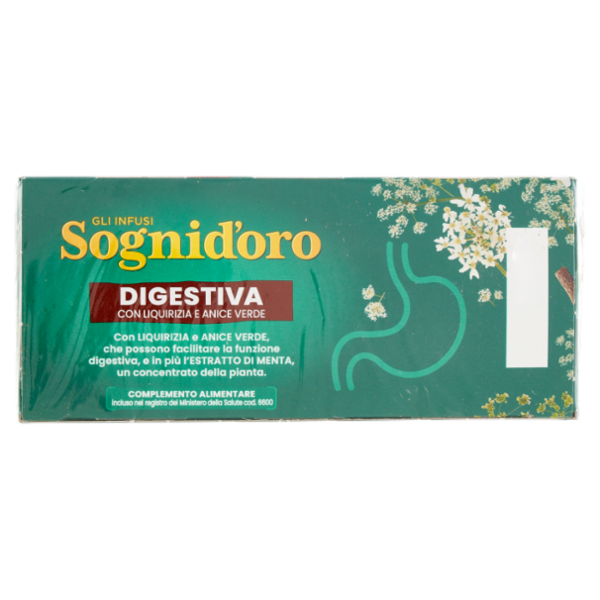 Sognid'oro le Tisane Digestiva con Liquirizia e Anice Verde bustine 20 x 2 g