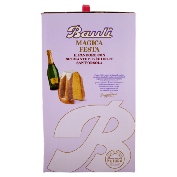 Bauli Magica Festa Pandoro Bauli 700 g + Spumante Cuvée dolce Sant'Orsola 75 cl