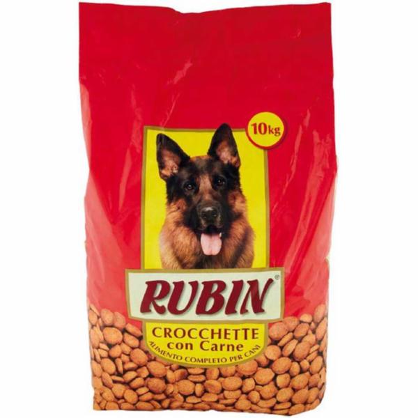 Rubin Alimento Completo Per Cani Crocchette Con Carne