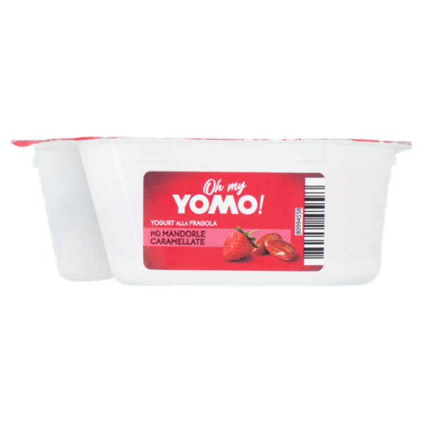 Oh my Yomo! Yogurt Fragola + Mandorle Caramellate 140 g