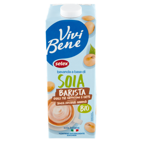 Selex Vivi Bene Bevanda a Base di Soia Barista Biologica 1 L