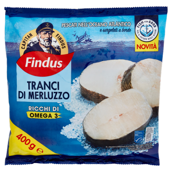 Capitan Findus Tranci di Merluzzo 400 g