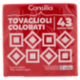Consilia Tovaglioli 2 Veli 33x33 cm Rosso 43 pezzi