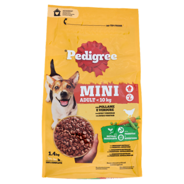 Pedigree Adult Mini con Pollo e Verdure 1.4Kg